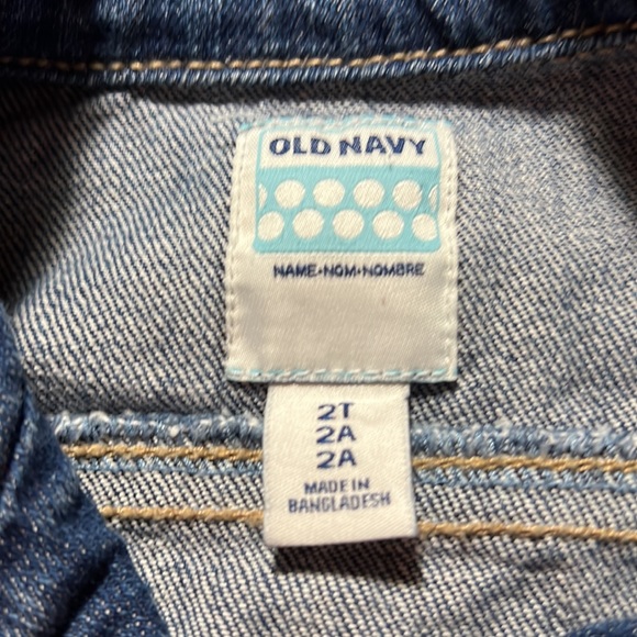 Old Navy Toddler Size 2T Denim Blue Jean Jacket - Picture 7 of 7